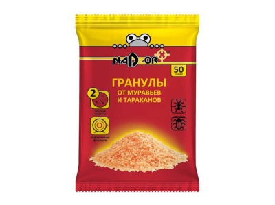 Гранулы NADZOR от муравьев 50г (100шт/уп) - фото в Миди Лтд Изображение товара Гранулы NADZOR от муравьев 50г (100шт/уп) в Миди Лтд
