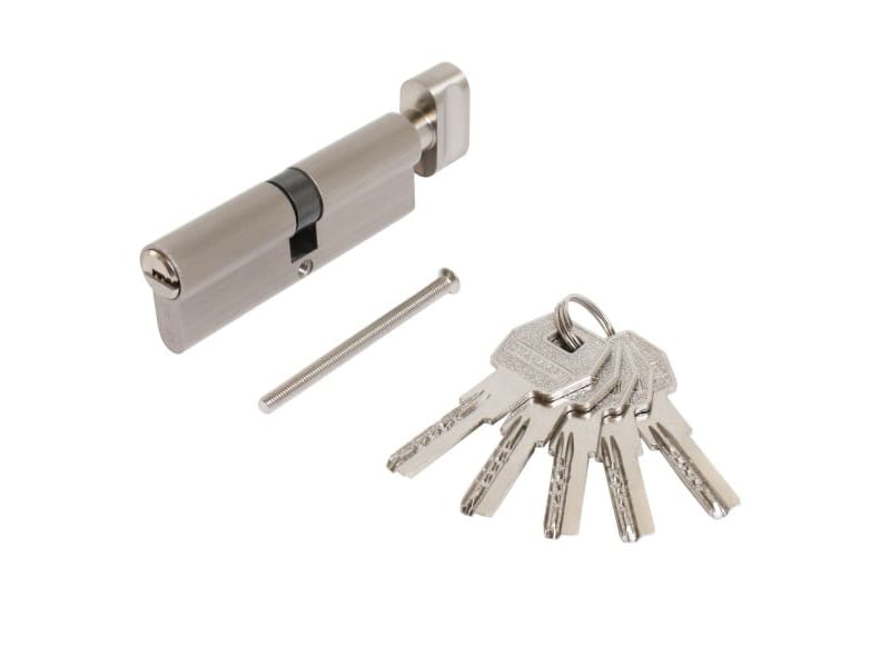 Цилиндр. механизм Стандарт MAX 90 (45*45В) SN 5кл перф.ключ/верт никель матовый - фото в Миди Лтд Изображение товара Цилиндр. механизм Стандарт MAX 90 (45*45В) SN 5кл перф.ключ/верт никель матовый в Миди Лтд