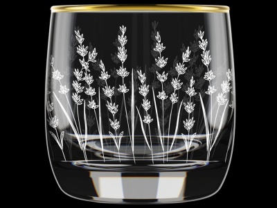 Изображение товара Стакан Лаванда 300мл 6шт (4шт/уп) в Миди Лтд