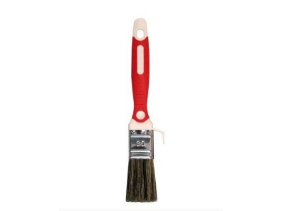 Изображение товара Кисть плоская натуральная темная щетина 30мм (12шт/уп) в Миди Лтд