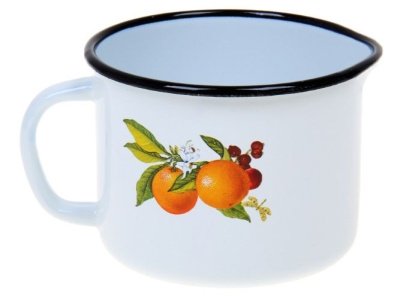 Кружка с носиком эмаль белая 1л Фруктовая фантазия С-0107БСЛ/4 (8шт/уп) Х - фото в Миди Лтд Изображение товара Кружка с носиком эмаль белая 1л Фруктовая фантазия С-0107БСЛ/4 (8шт/уп) Х в Миди Лтд