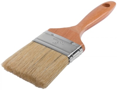 Изображение товара Кисть флейцевая Профи натур щетина дерев ручка 3 75 мм в Миди Лтд