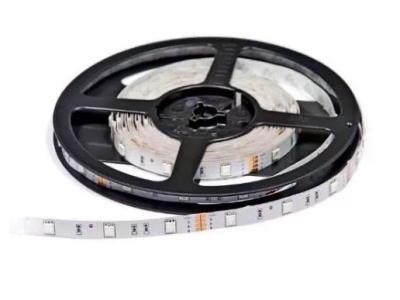 Изображение товара Лента светодиодная разноцветная Ecola LED 5м. 7.2Вт/м 12Вт IP20 10мм 30Led/м RGB в Миди Лтд