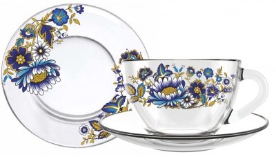 Изображение товара Подарочный набор Дуэт Милори 4пр (кружка 2шт+блюдце 2шт) (6шт/уп) Х в Миди Лтд