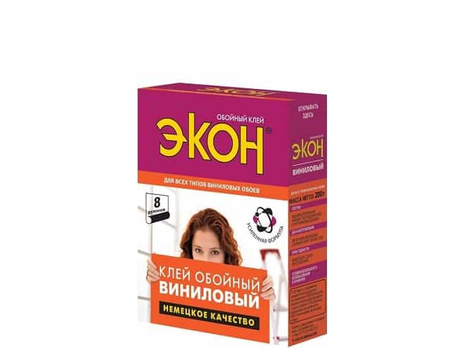 Изображение товара Клей обойный виниловый ЭКОН 200гр (24шт/уп) в Миди Лтд