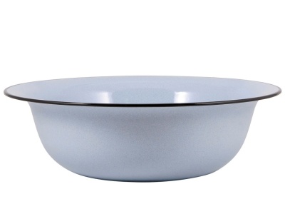 Изображение товара Таз эмаль белый гранит 16л Белый рябчик С-3026/Рб (4шт/уп) в Миди Лтд