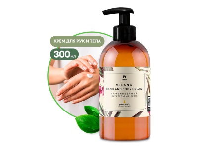 Изображение товара Парфюмированный питательный крем Milana Hand and Body Cream Green Stalk 300мл (6шт/уп) в Миди Лтд