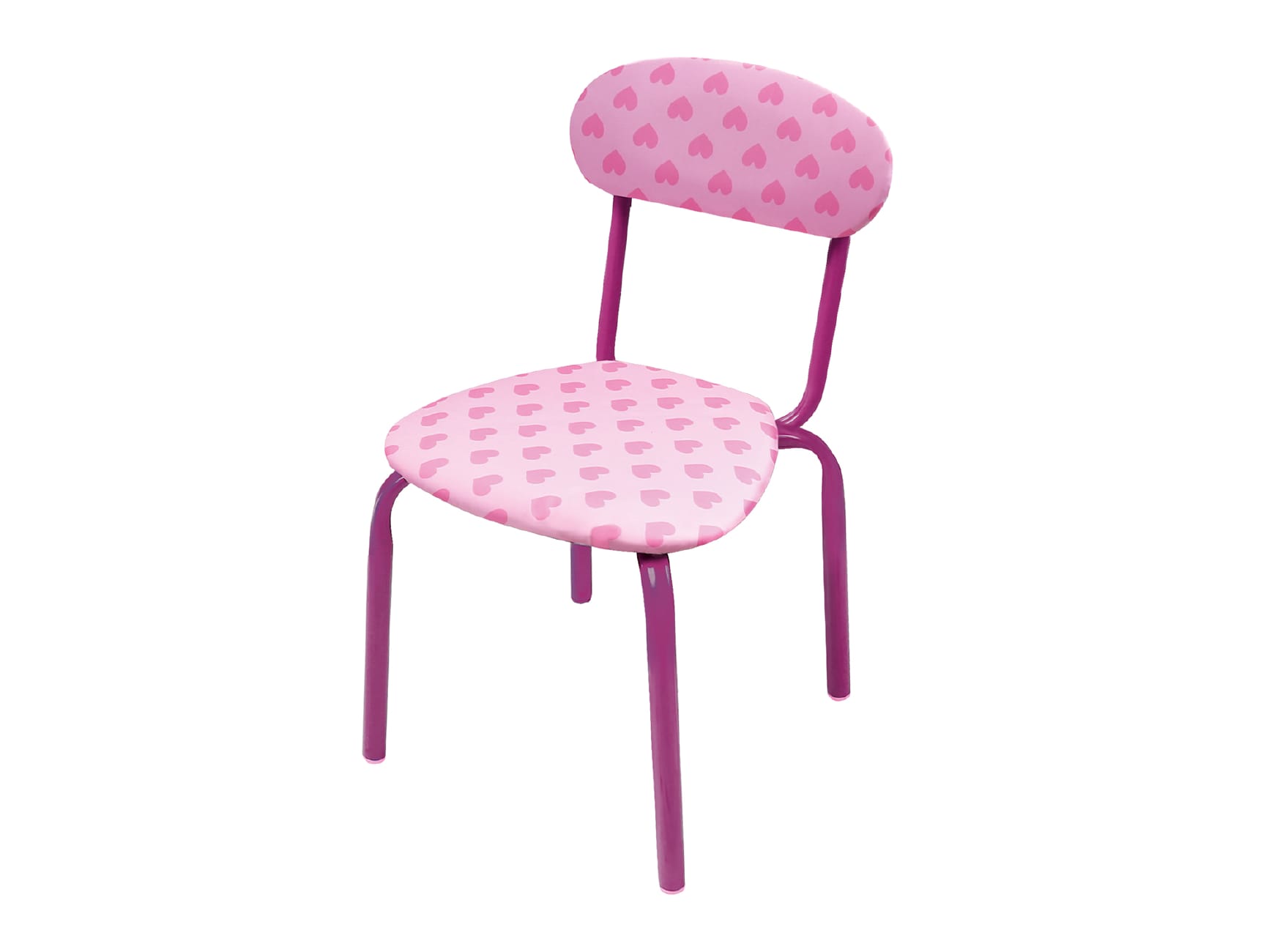 Стул детский NIKA сердечки на розовом СТУ5/1 - фото в Миди Лтд Изображение товара Стул детский NIKA сердечки на розовом СТУ5/1 в Миди Лтд