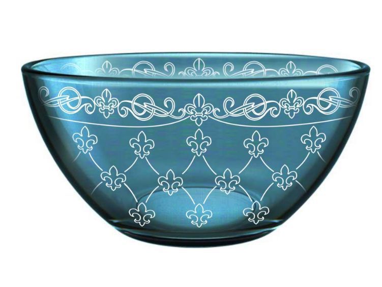 Салатник средний Французская лилия Ночное небо 700мл (12шт/уп) - фото в Миди Лтд Изображение товара Салатник средний Французская лилия Ночное небо 700мл (12шт/уп) в Миди Лтд