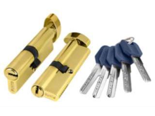 Изображение товара Цилиндр. механизм с вертушкой Z402/60mm (25+10+25) РВ латунь 5ключей  Х в Миди Лтд