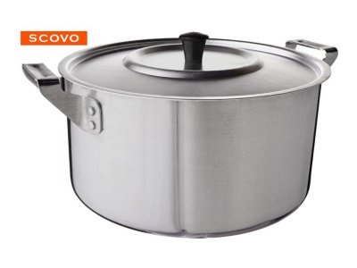 Изображение товара Кастрюля алюм. Scovo 4,5л. полированная (8шт/уп) Х в Миди Лтд