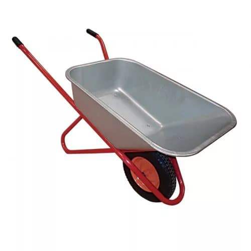 Изображение товара Тачка одноколесная 110л/220кг ( колесо: 4.8/4.00*80 d16/12 )Rus (A.С) красная в Миди Лтд