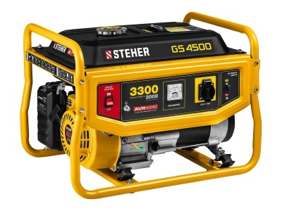 Генератор бензиновый STEHER 3300ВТ - фото в Миди Лтд Изображение товара Генератор бензиновый STEHER 3300ВТ в Миди Лтд