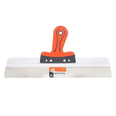 Шпатель фасадный нержав сталь двухк  ручка  450мм 120 - фото в Миди Лтд Изображение товара Шпатель фасадный нержав сталь двухк  ручка  450мм 120 в Миди Лтд