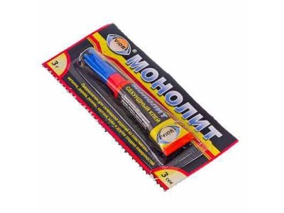 Изображение товара Клей МОНОЛИТ универсальный Aviora 3гр (12шт/уп)(288шт/кор) в Миди Лтд