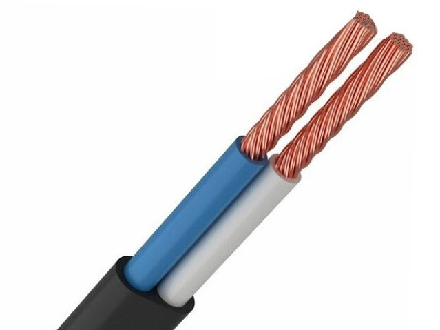 Кабель ШВВП 2х0,75 черный ГОСТ (200м/бухта) - фото в Миди Лтд Изображение товара Кабель ШВВП 2х0,75 черный ГОСТ (200м/бухта) в Миди Лтд