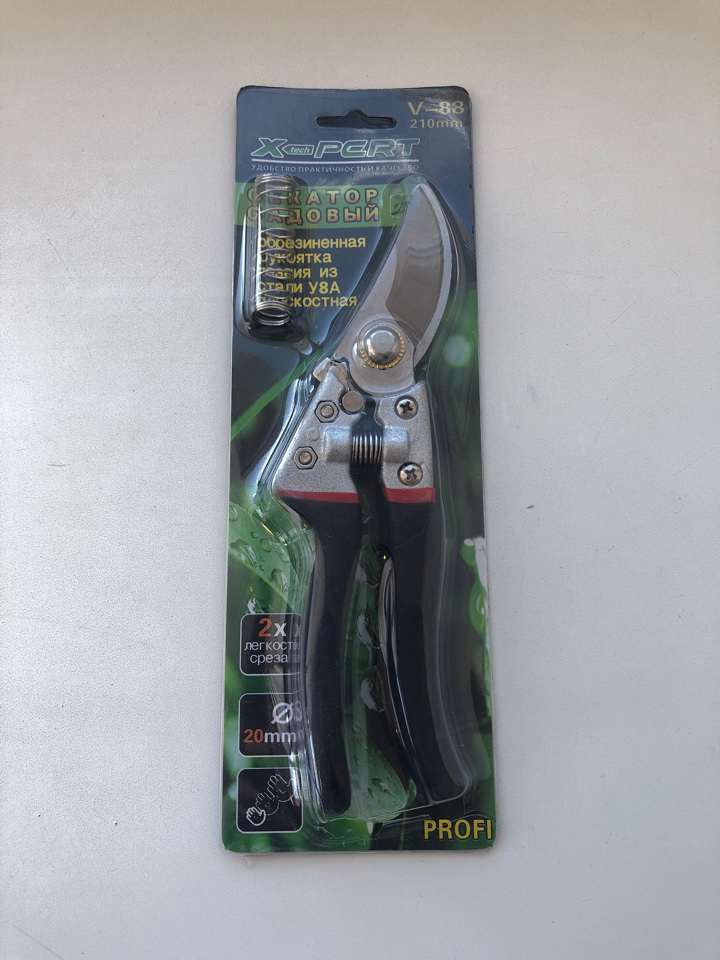 Секатор садовый XPERT/SPARK LUX 210мм PROFI (72шт/уп) - фото в Миди Лтд Изображение товара Секатор садовый XPERT/SPARK LUX 210мм PROFI (72шт/уп) в Миди Лтд