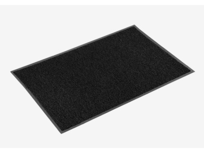 Коврик влаговпитывающий ребристый Стандарт черный (1,2*1,50м) - фото в Миди Лтд Изображение товара Коврик влаговпитывающий ребристый Стандарт черный (1,2*1,50м) в Миди Лтд