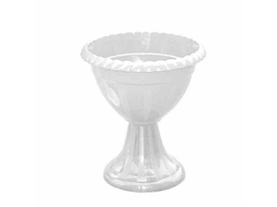 Кашпо на пьедестале 25,0л белое (10шт/уп) - фото в Миди Лтд Изображение товара Кашпо на пьедестале 25,0л белое (10шт/уп) в Миди Лтд