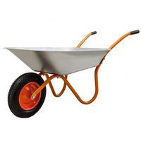 Изображение товара Тачка одноколесная 110л/220кг ( колесо: 4.00-8 полиуретановое  d16/12) в Миди Лтд