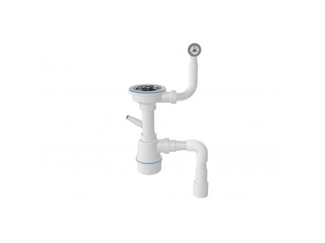 Сифон ZEGOR для мойки M104-8 3 1/2 40*50 мм с отводом с/м перелив круглый(20шт/уп) - фото в Миди Лтд Изображение товара Сифон ZEGOR для мойки M104-8 3 1/2 40*50 мм с отводом с/м перелив круглый(20шт/уп) в Миди Лтд