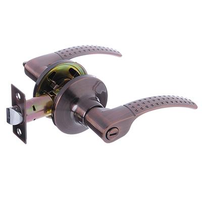 Изображение товара Замок ручка Медь с фиксатором LARS    ХХ в Миди Лтд