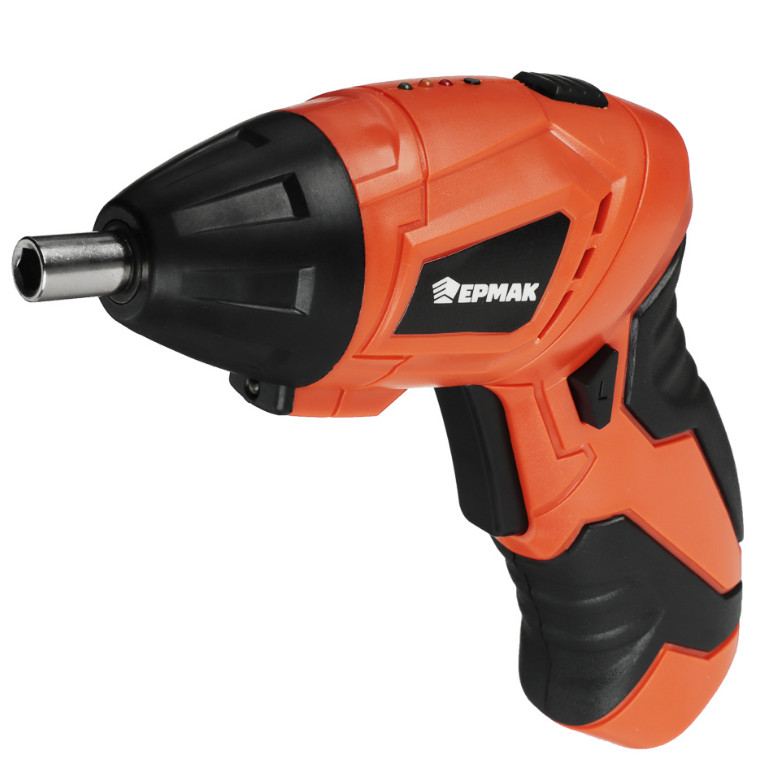 Отвертка аккумуляторная Ермак 0А-48С 0,7Ач 2Нм 200об/мин LED подсветка (10шт/кор) - фото в Миди Лтд Изображение товара Отвертка аккумуляторная Ермак 0А-48С 0,7Ач 2Нм 200об/мин LED подсветка (10шт/кор) в Миди Лтд