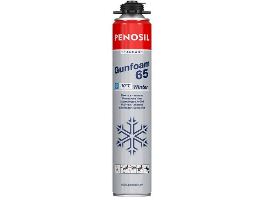 Изображение товара Пена монтажная PENOSIL Standart 65 профессиональная WINTER 870мл (12шт/уп)(672шт/пал) в Миди Лтд