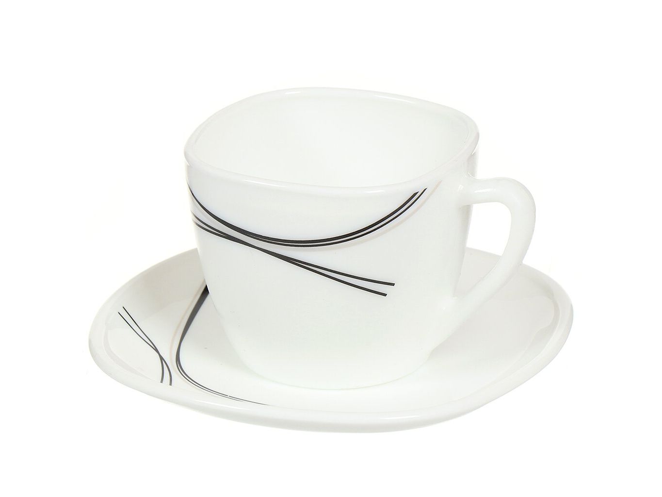 Изображение товара Чайный набор стеклокерамика 12 предметов 6 перс 190мл Daniks Tokyo (8шт/уп) в Миди Лтд