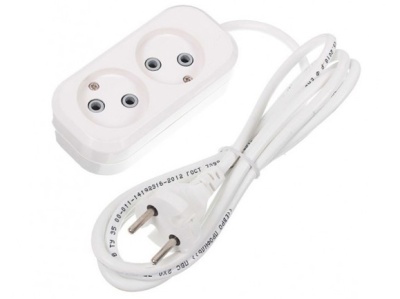 Удлинитель 2 гнезда 10м (30шт/кор) - фото в Миди Лтд Изображение товара Удлинитель 2 гнезда 10м (30шт/кор) в Миди Лтд