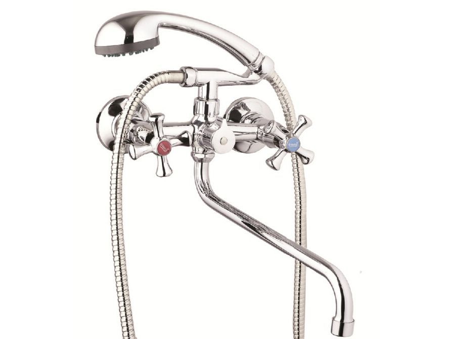 Изображение товара Смеситель G.LAUF ванна длин.нос QMT-827/QMT7-A827 в Миди Лтд