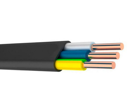 Кабель ВВГ-Пнг(А)-LS 3*4 черный ГОСТ (100м/бухта) АМГ - фото в Миди Лтд Изображение товара Кабель ВВГ-Пнг(А)-LS 3*4 черный ГОСТ (100м/бухта) АМГ в Миди Лтд