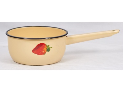 Ковш эмаль кремовая 1,5л Сочная клубника С-2008/4Км (8шт/уп) - фото в Миди Лтд Изображение товара Ковш эмаль кремовая 1,5л Сочная клубника С-2008/4Км (8шт/уп) в Миди Лтд