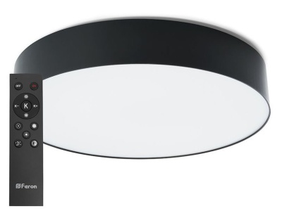 Изображение товара Светильник светодиодный Feron AL6200 Simple matte с пультом ДУ 80Вт 3000-6500К 4800лм белый в Миди Лтд