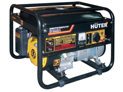 Генератор бензиновый Huter DY3000LX 2500Вт - фото в Миди Лтд Изображение товара Генератор бензиновый Huter DY3000LX 2500Вт в Миди Лтд