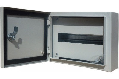 Корпус металлический навесной ЩРН-12 (250х300х120) IP31 - фото в Миди Лтд Изображение товара Корпус металлический навесной ЩРН-12 (250х300х120) IP31 в Миди Лтд