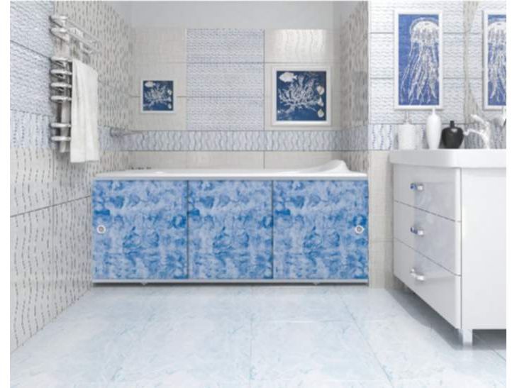 Экран под ванну 1,68м Премиум А Синий (2шт/уп) - фото в Миди Лтд Изображение товара Экран под ванну 1,68м Премиум А Синий (2шт/уп) в Миди Лтд