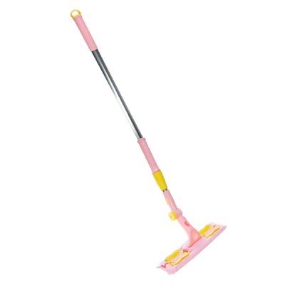 Окномойка со съемным скребком, доп. насадка из микрофибры 29см, телескоп. черенок 130см VETTA - фото в Миди Лтд Изображение товара Окномойка со съемным скребком, доп. насадка из микрофибры 29см, телескоп. черенок 130см VETTA в Миди Лтд