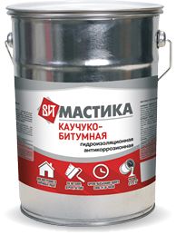 Изображение товара Мастика каучуко-битумная ВИТ  15кг (33шт/пал) в Миди Лтд