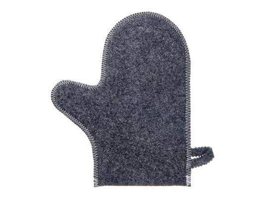 Варежка банная серая  (45шт/кор)  ХХ - фото в Миди Лтд Изображение товара Варежка банная серая  (45шт/кор)  ХХ в Миди Лтд