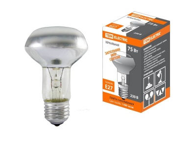 Изображение товара Лампа зеркальная R63 75Вт 230В Е27 TDM в Миди Лтд