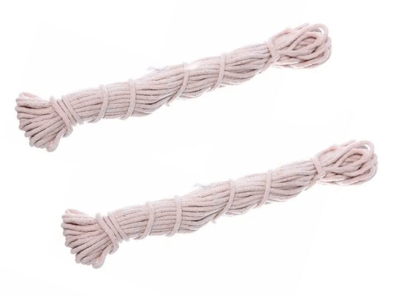 Веревка х/б Плетёная  D-4мм*15м  (5-006) - фото в Миди Лтд Изображение товара Веревка х/б Плетёная  D-4мм*15м  (5-006) в Миди Лтд