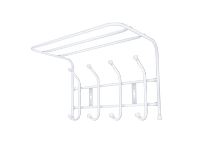 Изображение товара Вешалка настенная NIKA 405х265х245 матовая белая в Миди Лтд