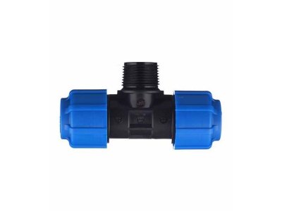 Изображение товара Тройник ПНД 25*3/4 НР*25 ИТАЛ (120шт/уп) в Миди Лтд