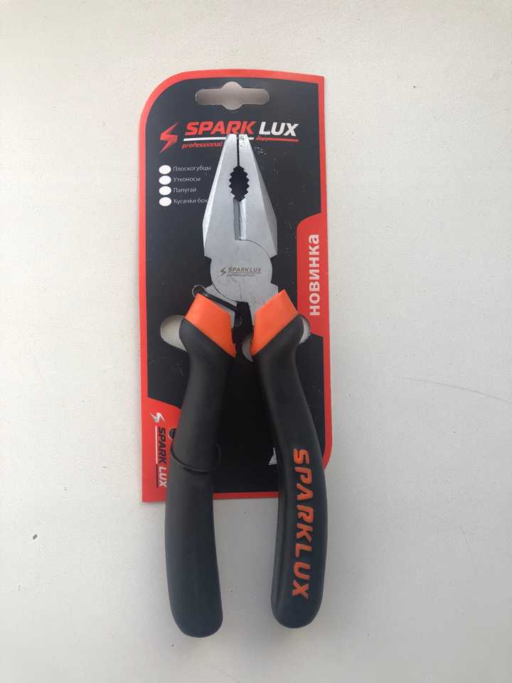 Изображение товара Пассатижи 180мм Spark LUX комбинированные (60шт/кор) в Миди Лтд