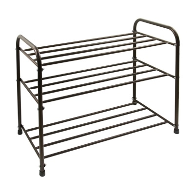 Изображение товара Подставка для обуви 3 полки 65см медный антик в Миди Лтд