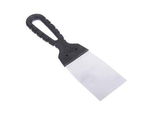 Шпатель металл (нерж) пластиковая ручка  60 мм РОКОТ - фото в Миди Лтд Изображение товара Шпатель металл (нерж) пластиковая ручка  60 мм РОКОТ в Миди Лтд