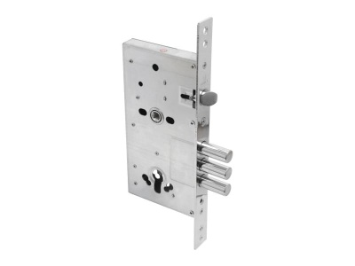 Изображение товара Замок врезной 3В 4-3(16).60.85.08 хром, без цил.механизма Булат в Миди Лтд