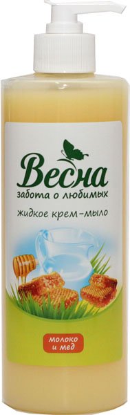 Изображение товара Жидкое мыло ВЕСНА "Молоко и мед" 280мл (135124) в Миди Лтд