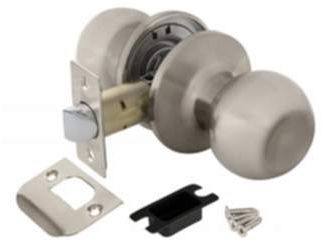 Изображение товара Замок шар Никель матовый без ключа,без фиксатора PUNTO 6072 SN-Р в Миди Лтд